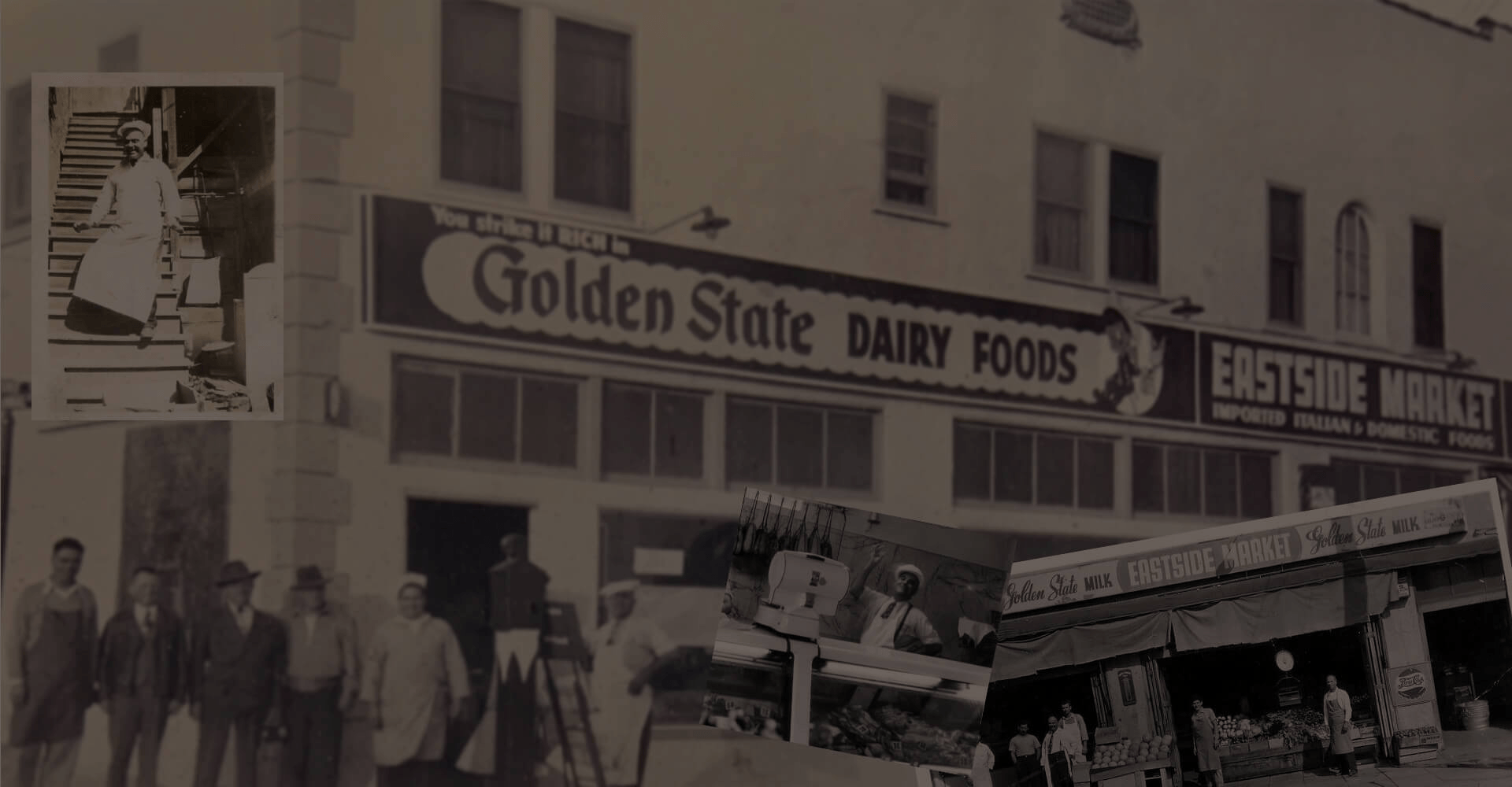 Vintage store background